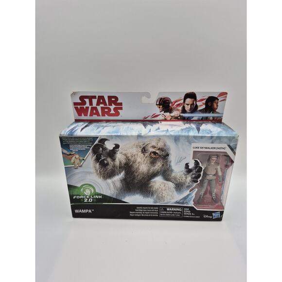 Star Wars Force Link 2.0 Wampa and Hoth Luke Skywalker Hasbro Figure Set New - Picture 1 of 11